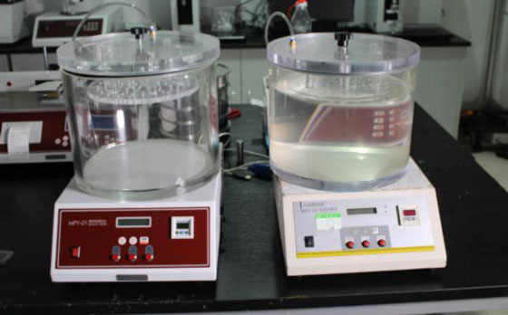 采用赛成MFY-02密封试验仪,对塑料包装袋密封性进行负压法测试过程图解 采用赛成MFY-02密封试验仪,对塑料包装袋密封性进行负压法测试过程图解