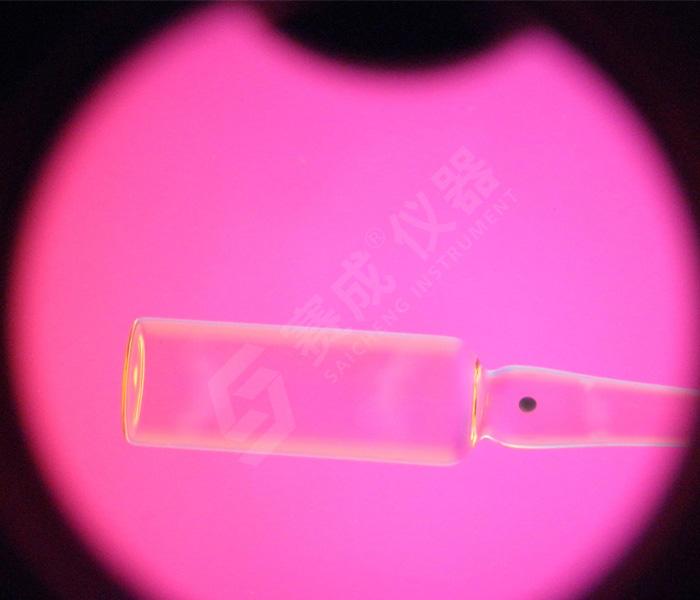 玻璃输液瓶内应力测试原理示意图 玻璃输液瓶内应力测试原理示意图